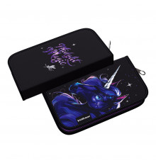 Пенал-книжка без наполнения ErichKrause 110x205x25мм Black Unicorn 62883