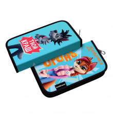 Пенал-книжка без наполнения ErichKrause 110x205x25мм Ну, погоди! Каникулы (Краш) 62563