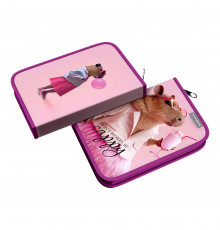 Пенал-книжка без наполнения ErichKrause 135x205x30мм CapyBarbara 63838