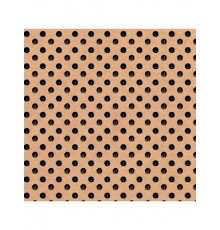 Упаковочная KRAFT бумага Горох  (1 л в рулоне, 70 Х 100 см) УБ-2174