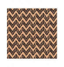 Упаковочная KRAFT бумага ЗигЗаг (1 л в рулоне, 70 Х 100 см) УБ-2179