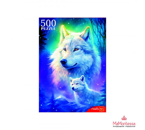 ПАЗЛЫ 500 элементов. СНЕЖНЫЕ ВОЛКИ (арт. П500-0503)