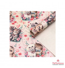 Бумага упаковочная, крафт белый 