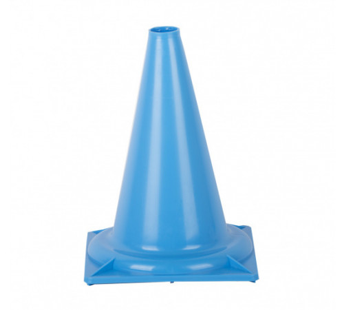 Конус сигнальный (голубой) 32,5 см
