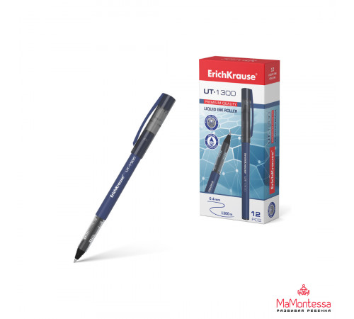 Ручка-роллер ErichKrause UT-1300 Stick Classic 0.7, цвет чернил синий  55395