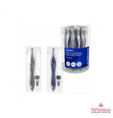 Циркуль металлический ErichKrause Classic, 125мм, со сменными грифелями, ПВХ чехол, ассорти  61395