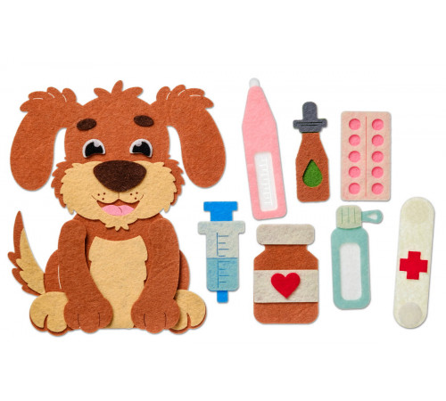 Счетный материал -Лечим щенка- Ф743