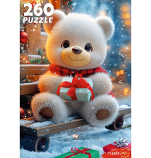 Пр.п.ПАЗЛЫ 260 элементов. МИШКА С ПОДАРКАМИ (арт.П260-7610)