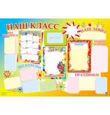 ПЛ-13031 Плакат А2. Наш класс (в индивидуальной упаковке с европодвесом и клеевым клапаном)
