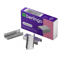 Скобы для степлера №24/6 Berlingo, оцинкованные, 1000шт. SH510