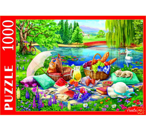 ПАЗЛЫ 1000 элементов. Ф1000-2701 ПИКНИК У ВОДЫ ПАЗЛЫ 1000 элементов. Ф1000-2701 ПИКНИК У ВОДЫ