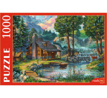ПАЗЛЫ 1000 элементов. ДОМИК У ПРУДА
