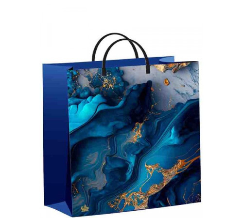 Сумка подар. (30*30*14) Голубая лагуна (1/40) №16