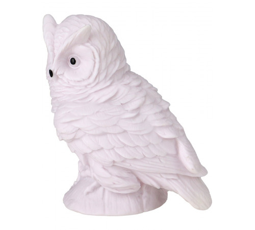 Пр.п.Ночник на батарейках.Мудрая сова(батарейки 2*АА,не в комплекте),теплый свет,белый,9*6*11см УД-7
