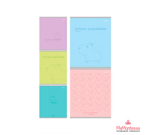 Тетрадь КЛЕТКА 48л. КАПИБАРА (Т48-2309) цветная мелованная обложка