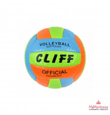 Мяч волейбольный CLIFF, 5 размер, PVC. зелено-оранжево-синий