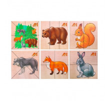 Сложи картинку Лесные животные ДИ203