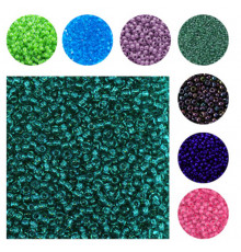 Набор бисера 10шт.(чешский круглый 2мм), 8г., пакет