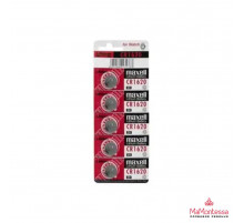 Батарейка литиевая MAXELL CR1620 дисковая 3В бл/5