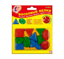 Мелки восковые -Геометрические фигуры- 16 шт (в блистере) 25С 1514-08