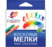 Восковые мелки - ZOO - (шестигранные) 12 цв. 12С 865-08