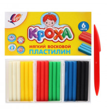 Пластилин мягкий -Кроха-  6 цветов 12С 863-08