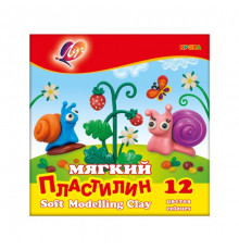 Пластилин мягкий -Кроха-  12 цветов 23С 1484-08