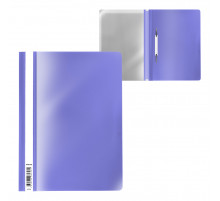 Папка-скоросшиватель пластиковая ErichKrause Diagonal Pastel, A4, фиолетовый (в пакете по 20 шт.) 53660