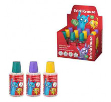 Клей ПВА ErichKrause EasyStick, Jolly Friends, с кисточкой, 20мл, ассорти 61288