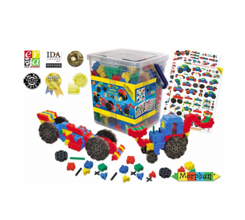 Morphun.Конструктор Большие машины (280 дет.) Jumbo Vehicles Set