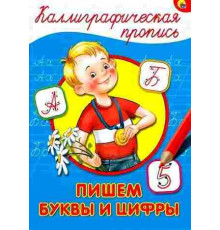 КАЛЛИГРАФИЧЕСКАЯ ПРОПИСЬ А4. ПИШЕМ БУКВЫ И ЦИФРЫ