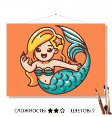 Картина по номерам на холсте 20х16 
