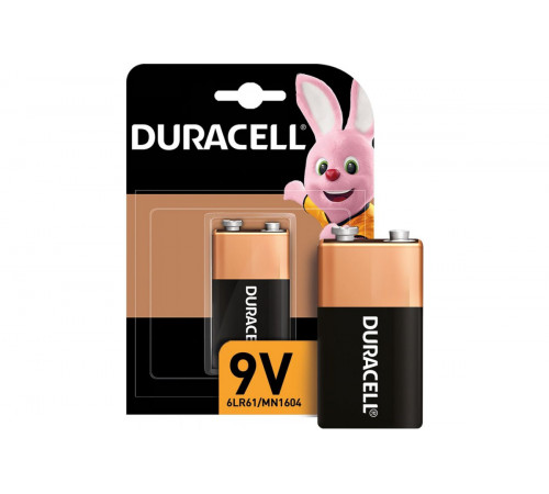 Батарейка щелочная DURACELL 6LF22 (6LR61) 9В бл 1