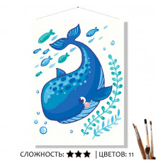 Картина по номерам на холсте 20х16 