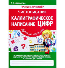 Чистописание.Каллиграфическое написание цифр