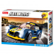Конструктор пластиковый. SLUBAN. Автоклуб. Ле-Ман (154 детали, 1 фигурка) Арт. M38-B0673