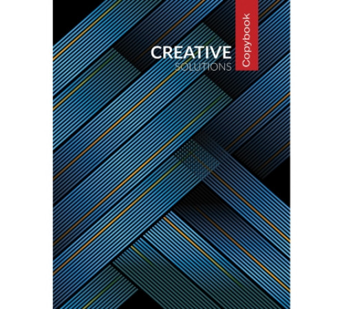 Пр.п.Тетрадь КЛЕТКА 100л. ДИАГОНАЛЬНЫЕ ПОЛОСЫ (100-5812) (на кольцах)