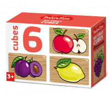 Кубики «Фрукты» (6 шт.)
