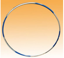 Обруч 90см мет. двухцветный гимнастический О-2