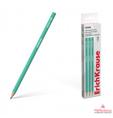 Чернографитный карандаш пластиковый ErichKrause Prime, шестигранный, HB (в коробке по 12 шт.)60694