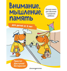 Лучшая книга для обучения и развития ребенка Внимание, мышление, память: для детей от 5 лет