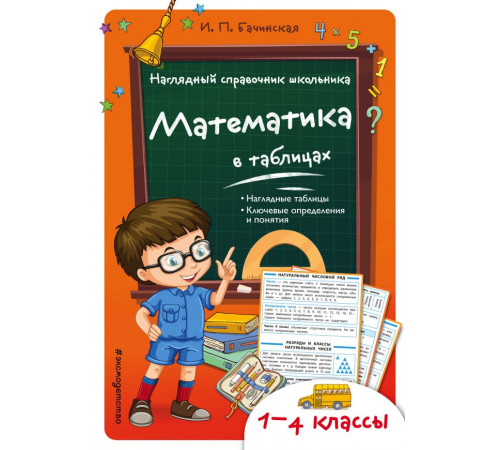 Наглядный справочник школьника. 1-4 классы (обложка) Математика в таблицах Наглядный справочник школьника. 1-4 классы (обложка) Математика в таблицах