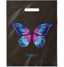 Пакет с вырубной ручкой 31*40. Эффект бабочки ВД прор (50/500) №9