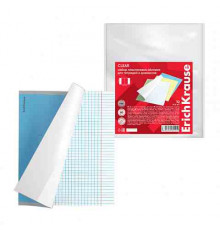 Набор пластиковых обложек ErichKrause Fizzy Clear, для тетрадей и дневников, 212х347мм, 80 мкм (пакет 10 шт.)49913