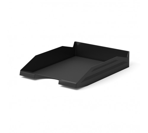 Лоток для бумаг пластиковый ErichKrause® Office, Classic, черный 16249