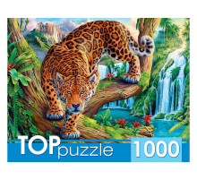 Пр.п.TOPpuzzle. ПАЗЛЫ 1000 элементов. ХТП1000-2162 Леопрад на дереве