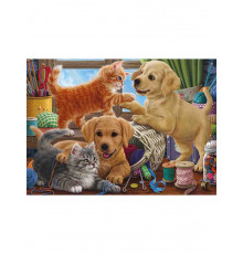 TOPpuzzle. ПАЗЛЫ 500 элементов. Пушистые помощники