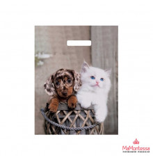 Пакет 31*40+3=60 мкм Пушистая парочка Глянец ВД прор (50-1000)