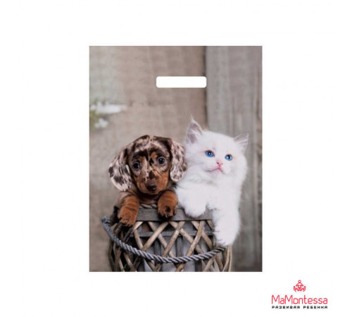 Пакет 31*40+3=60 мкм Пушистая парочка Глянец ВД прор (50-1000)