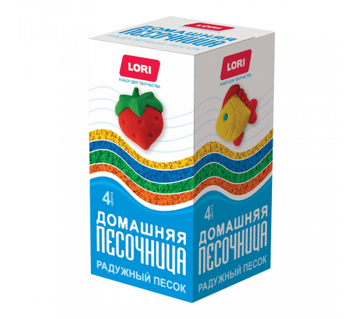 Л.Пт-022 Радужный песок 4 цвета по 80 гр